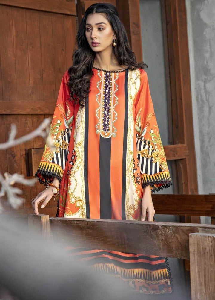 Ittehad Textiles Printed Cotton Satin  Unstitched Kurties IT21CS CS-ZMARAI - Summer Collection