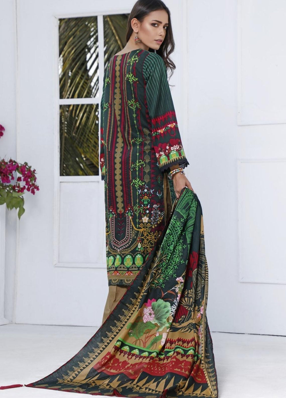 Ittehad Textiles Printed Lawn Suits Unstitched 3 Piece IT21CL LF-CL-21101A - Summer Collection