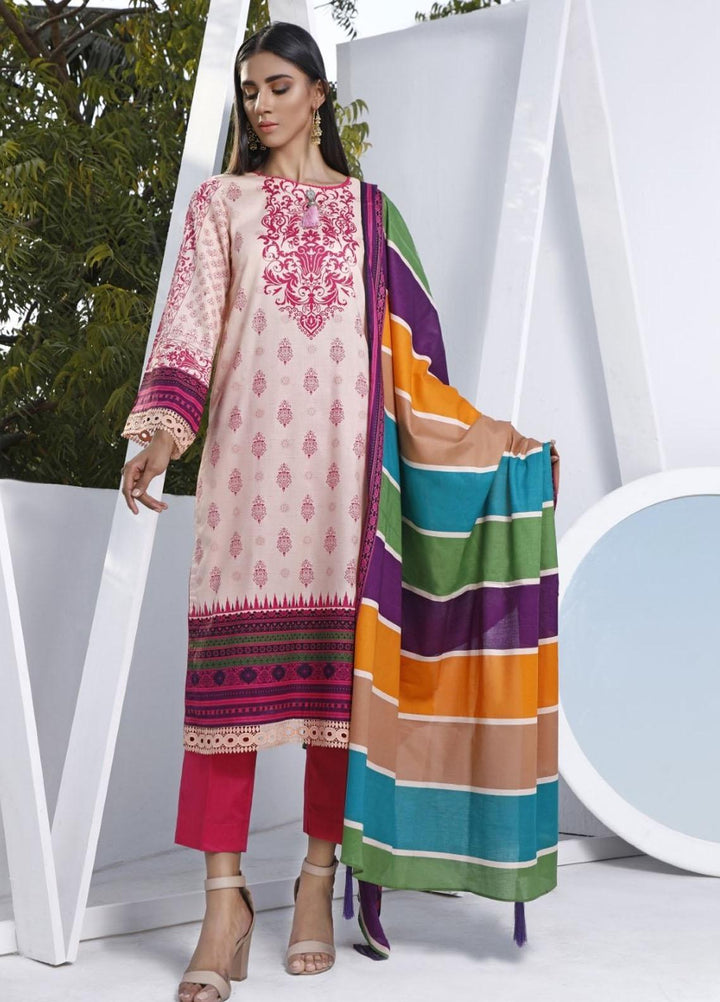 Ittehad Textiles Printed Lawn Suits Unstitched 3 Piece IT21CL LF-CL-21103A - Summer Collection