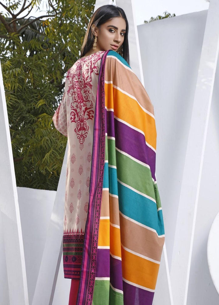 Ittehad Textiles Printed Lawn Suits Unstitched 3 Piece IT21CL LF-CL-21103A - Summer Collection