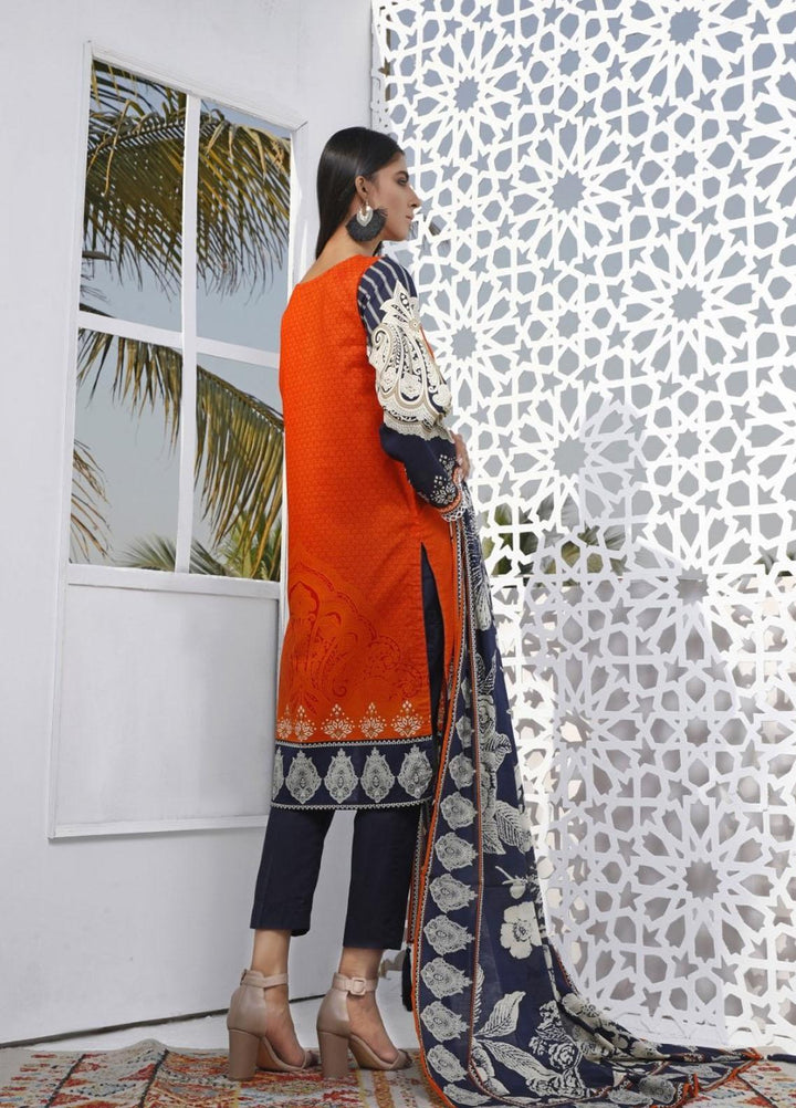 Ittehad Textiles Printed Lawn Suits Unstitched 3 Piece IT21CL LF-CL-21105A - Summer Collection
