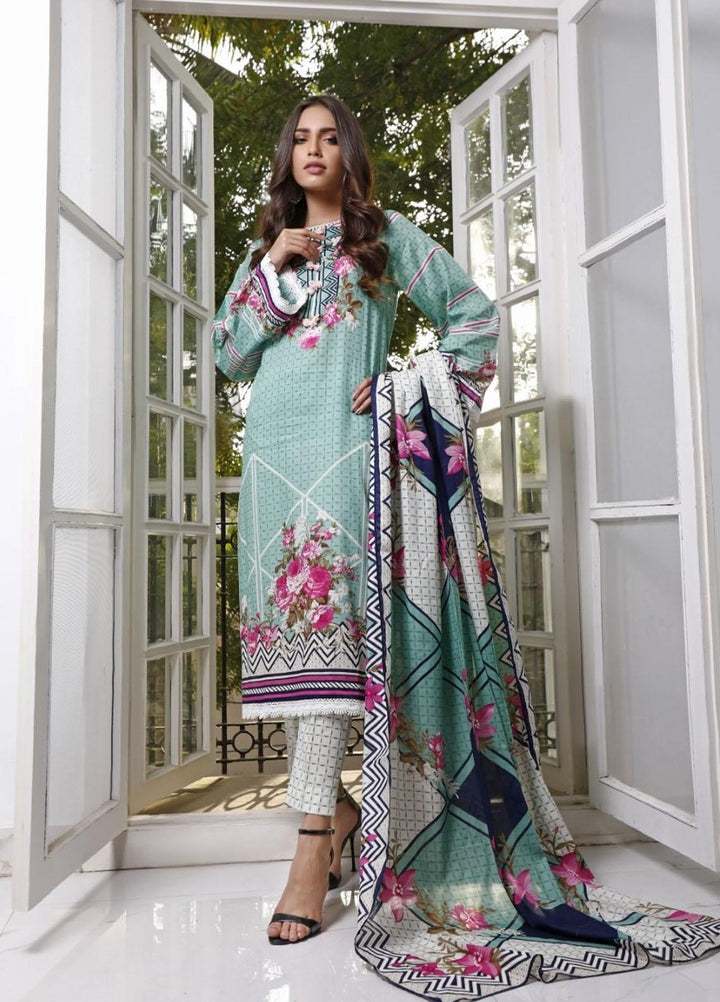 Ittehad Textiles Printed Lawn Suits Unstitched 3 Piece IT21CL LF-CL-21106B - Summer Collection