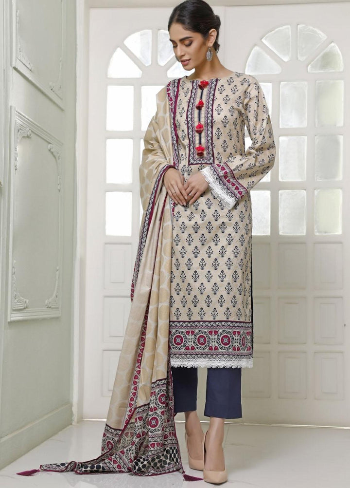 Ittehad Textiles Printed Lawn Suits Unstitched 3 Piece IT21CL LF-CL-21107A - Summer Collection
