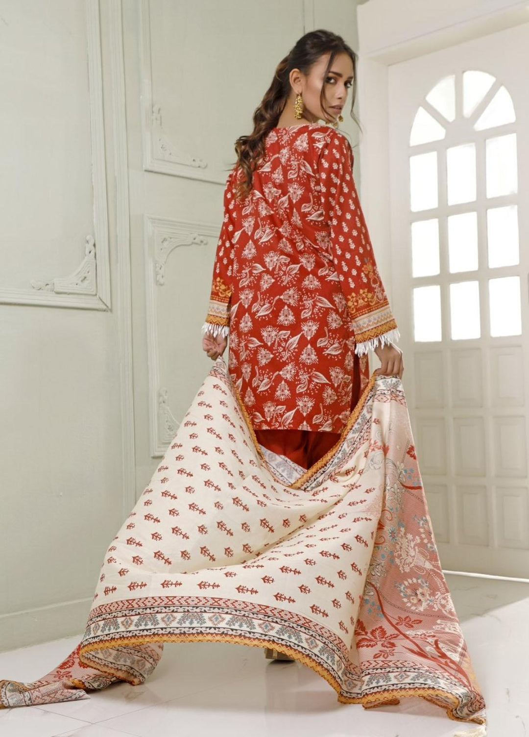 Ittehad Textiles Printed Lawn Suits Unstitched 3 Piece IT21CL LF-CL-21110A - Summer Collection