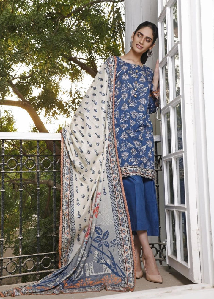 Ittehad Textiles Printed Lawn Suits Unstitched 3 Piece IT21CL LF-CL-21110B - Summer Collection