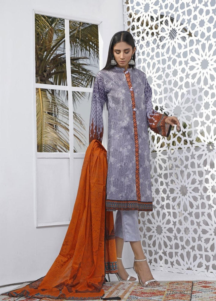 Ittehad Textiles Printed Lawn Suits Unstitched 3 Piece IT21CL LF-CL-21111A - Summer Collection