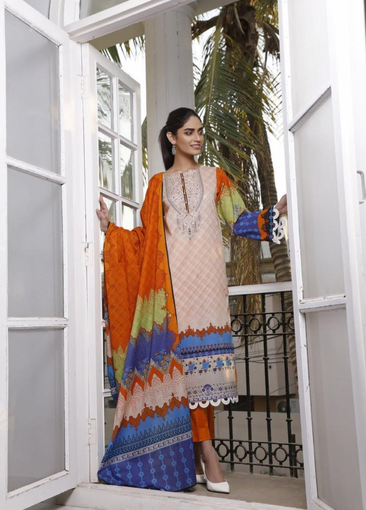 Ittehad Textiles Printed Lawn Suits Unstitched 3 Piece IT21CL LF-CL-21112A - Summer Collection