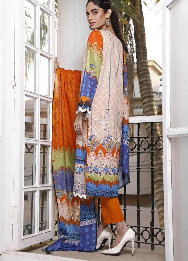 Ittehad Textiles Printed Lawn Suits Unstitched 3 Piece IT21CL LF-CL-21112A - Summer Collection