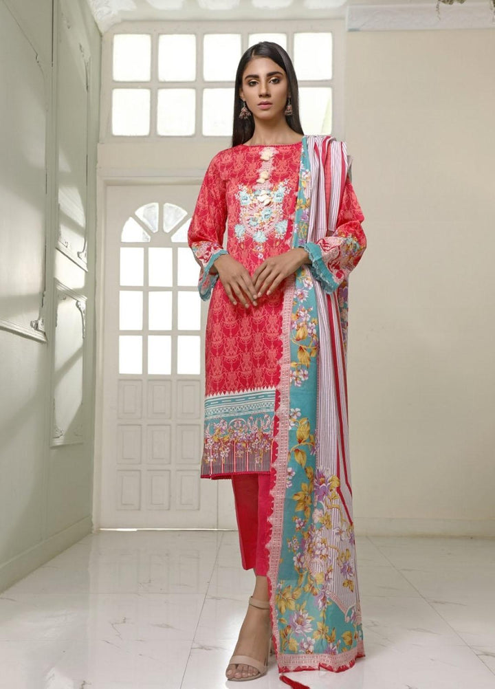 Ittehad Textiles Printed Lawn Suits Unstitched 3 Piece IT21CL LF-CL-21113A - Summer Collection