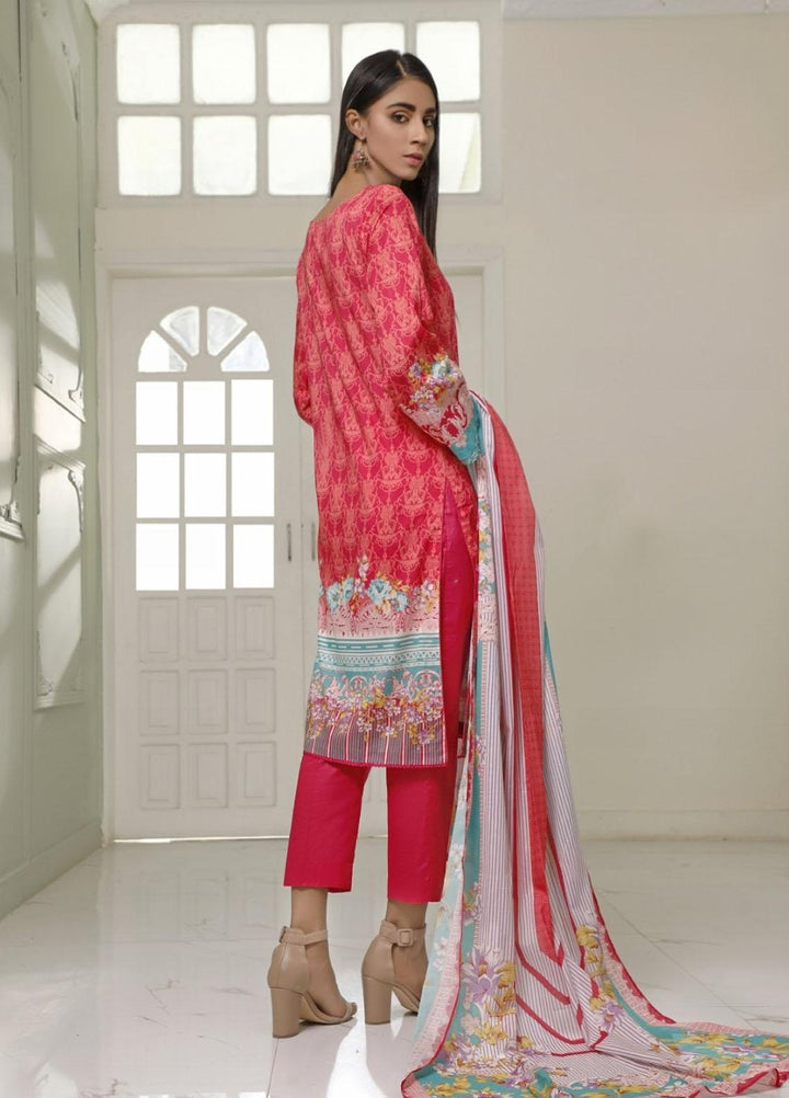 Ittehad Textiles Printed Lawn Suits Unstitched 3 Piece IT21CL LF-CL-21113A - Summer Collection
