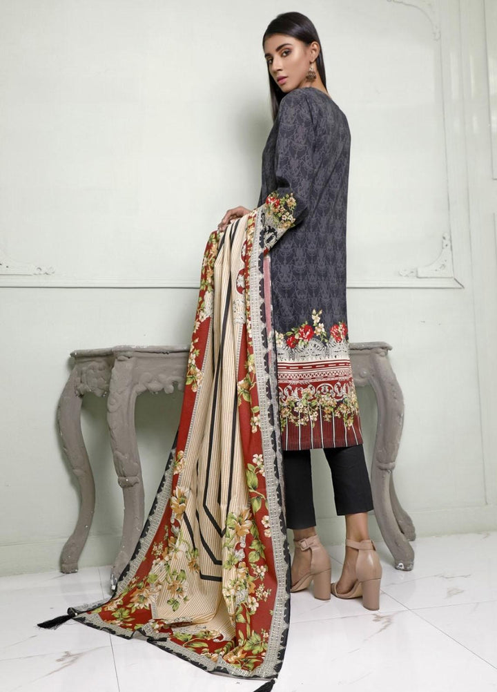 Ittehad Textiles Printed Lawn Suits Unstitched 3 Piece IT21CL LF-CL-21113B - Summer Collection
