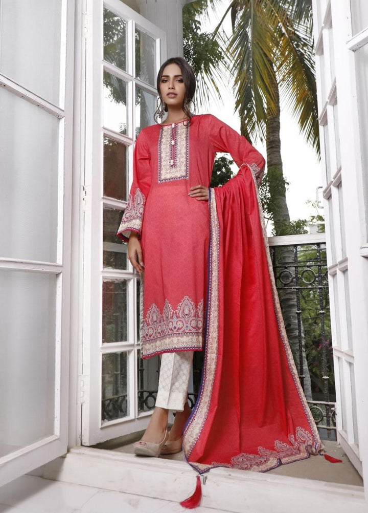 Ittehad Textiles Printed Lawn Suits Unstitched 3 Piece IT21CL LF-CL-21114B - Summer Collection