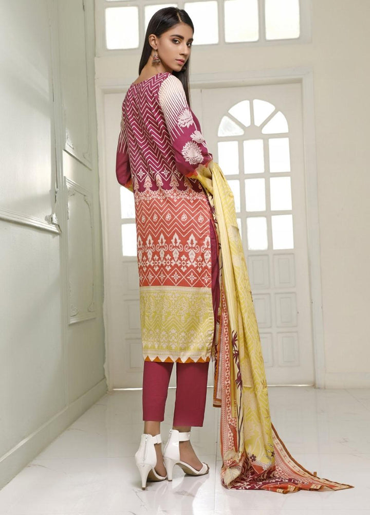 Ittehad Textiles Printed Lawn Suits Unstitched 3 Piece IT21CL LF-CL-21115A - Summer Collection