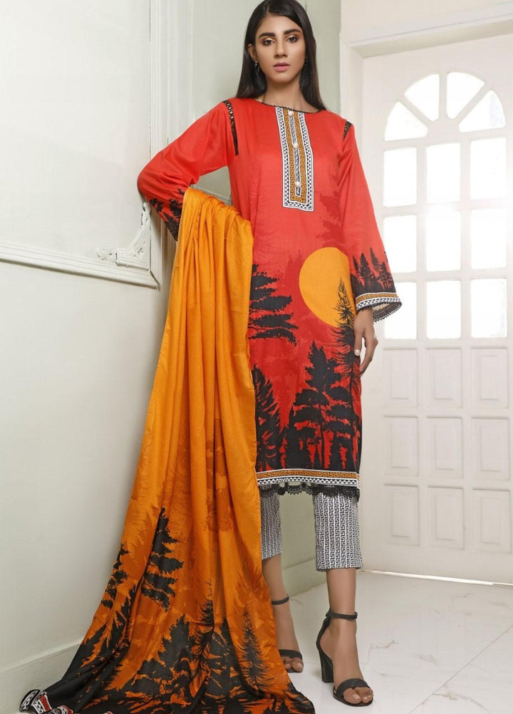 Ittehad Textiles Printed Lawn Suits Unstitched 3 Piece IT21CL LF-CL-21118C - Summer Collection