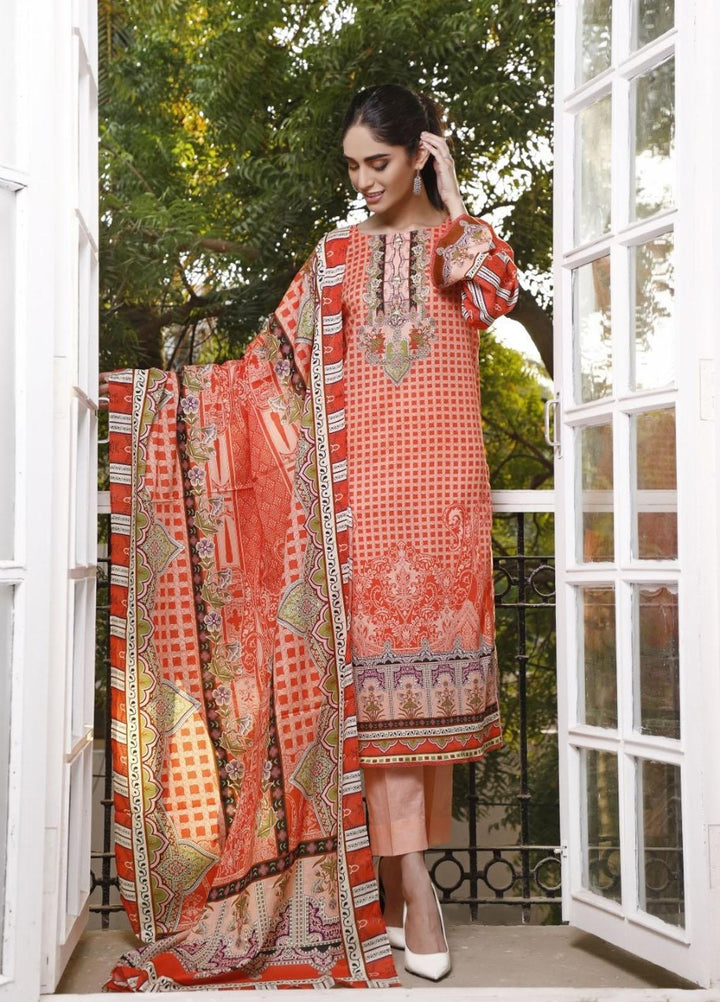 Ittehad Textiles Printed Lawn Suits Unstitched 3 Piece IT21CL LF-CL-21119A - Summer Collection