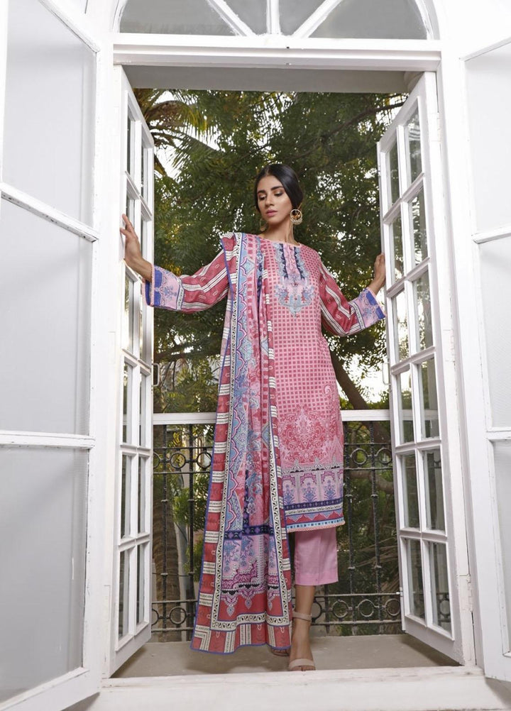 Ittehad Textiles Printed Lawn Suits Unstitched 3 Piece IT21CL LF-CL-21119B - Summer Collection