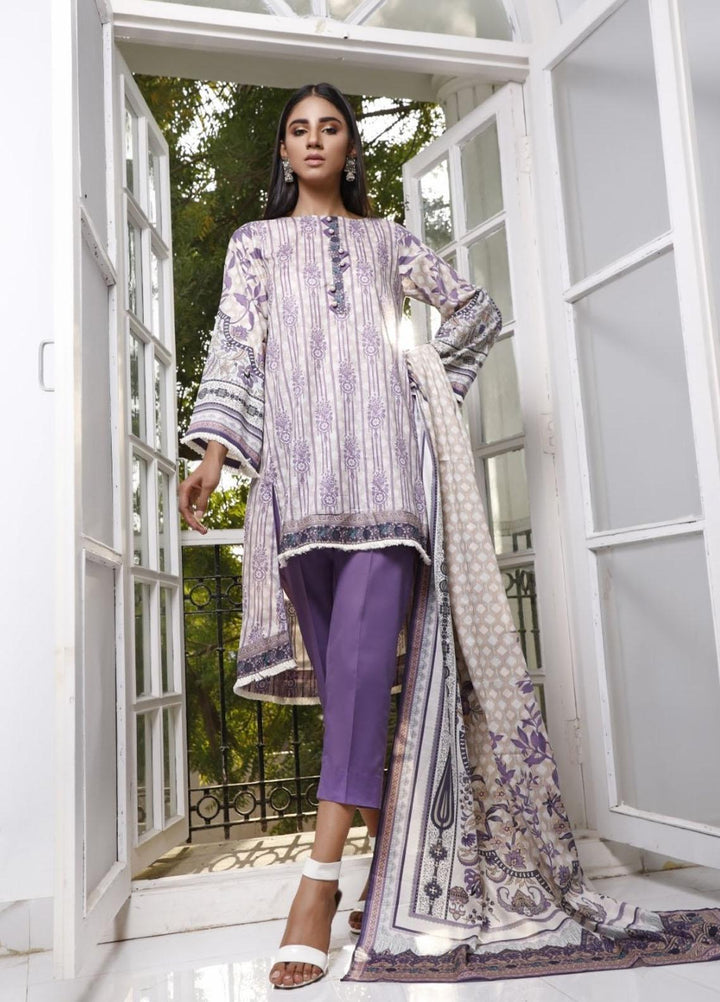 Ittehad Textiles Printed Lawn Suits Unstitched 3 Piece IT21CL LF-CL-21121A - Summer Collection