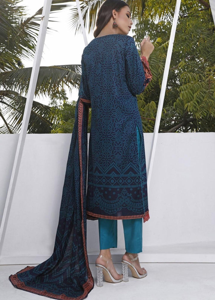 Ittehad Textiles Printed Lawn Suits Unstitched 3 Piece IT21CL LF-CL-21122B - Summer Collection