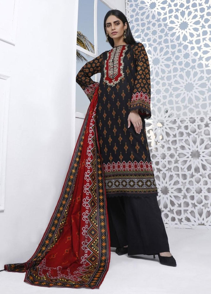 Ittehad Textiles Printed Lawn Suits Unstitched 3 Piece IT21CL LF-CL-21124B - Summer Collection