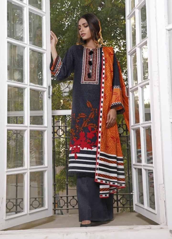 Ittehad Textiles Printed Lawn Suits Unstitched 3 Piece IT21CL LF-CL-21125B - Summer Collection