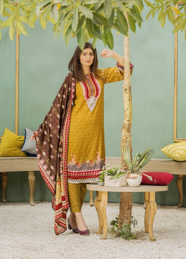 Ittehad Textiles Printed Lawn Suits Unstitched 3 Piece IT21CL LF-CL-21126A - Summer Collection