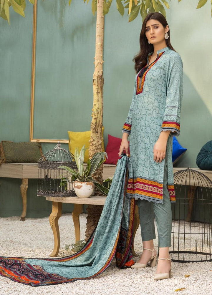 Ittehad Textiles Printed Lawn Suits Unstitched 3 Piece IT21CL LF-CL-21127A - Summer Collection