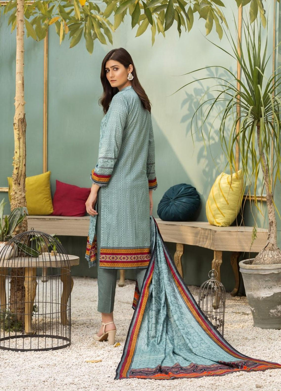 Ittehad Textiles Printed Lawn Suits Unstitched 3 Piece IT21CL LF-CL-21127A - Summer Collection