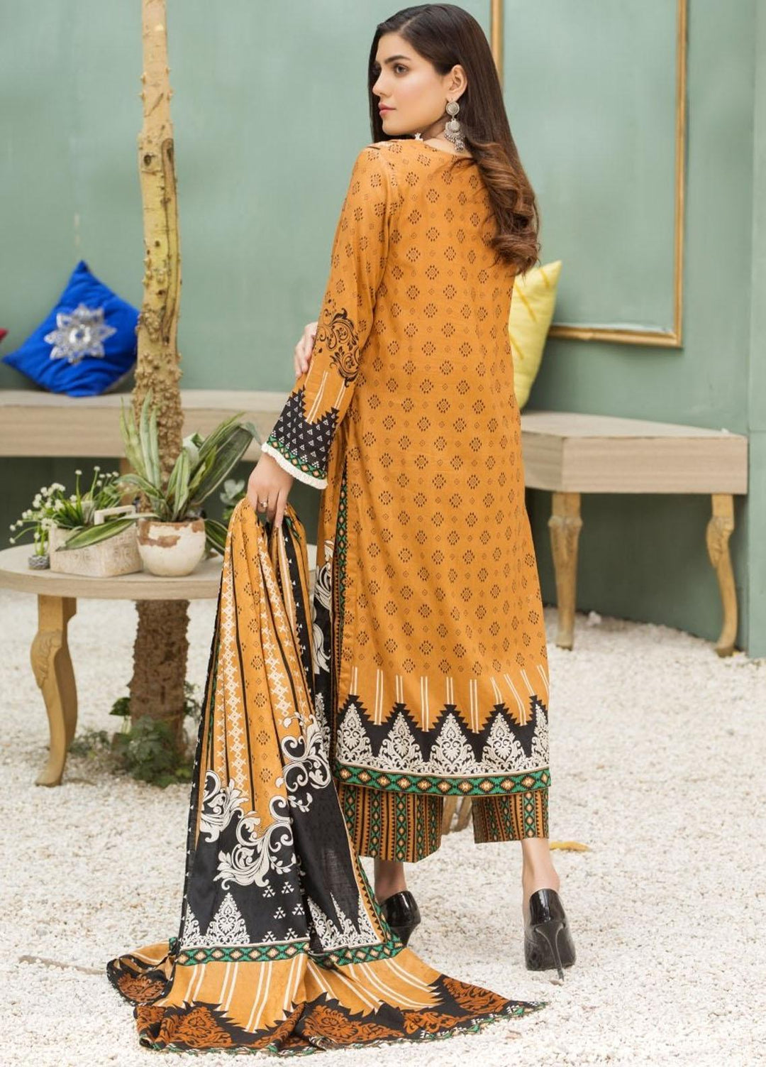 Ittehad Textiles Printed Lawn Suits Unstitched 3 Piece IT21CL LF-CL-21129B - Summer Collection