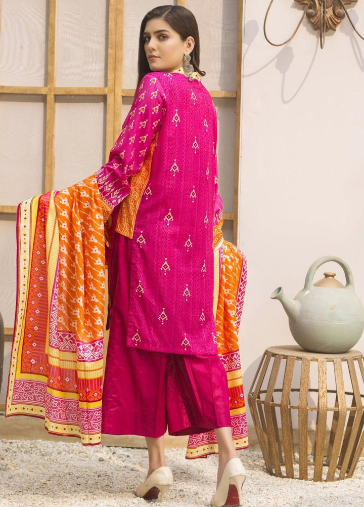 Ittehad Textiles Printed Lawn Suits Unstitched 3 Piece IT21CL LF-CL-21130A - Summer Collection