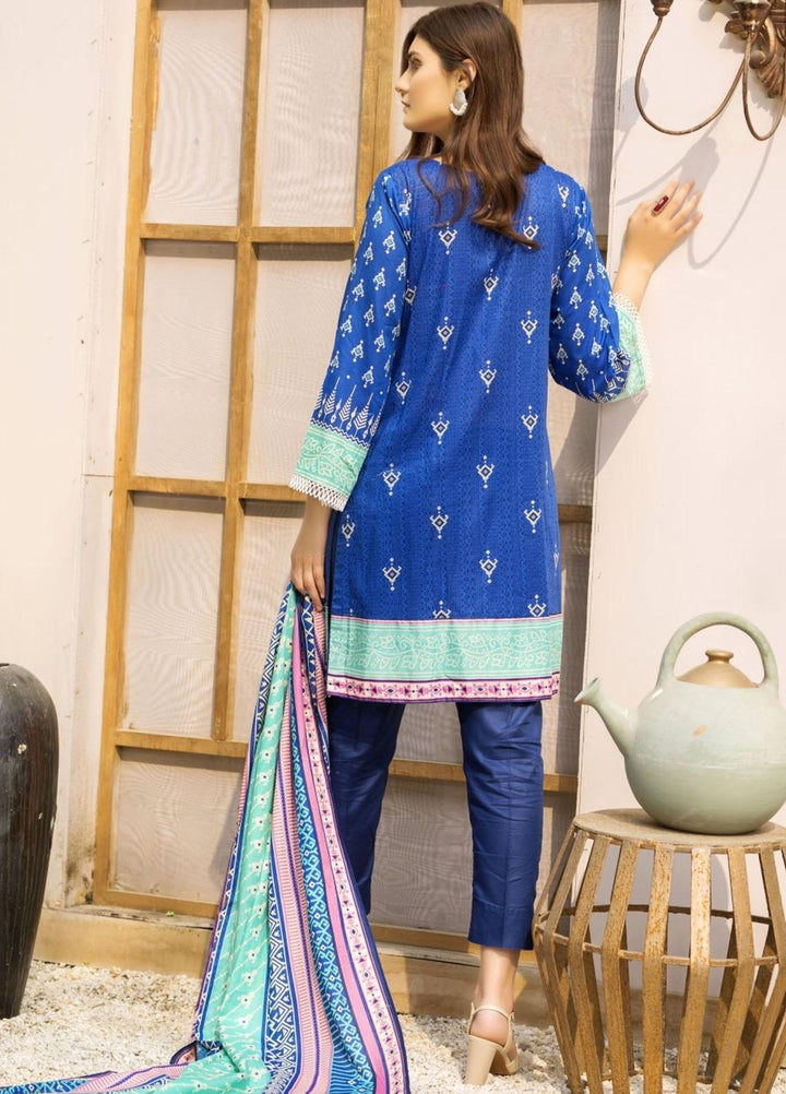 Ittehad Textiles Printed Lawn Suits Unstitched 3 Piece IT21CL LF-CL-21130B - Summer Collection