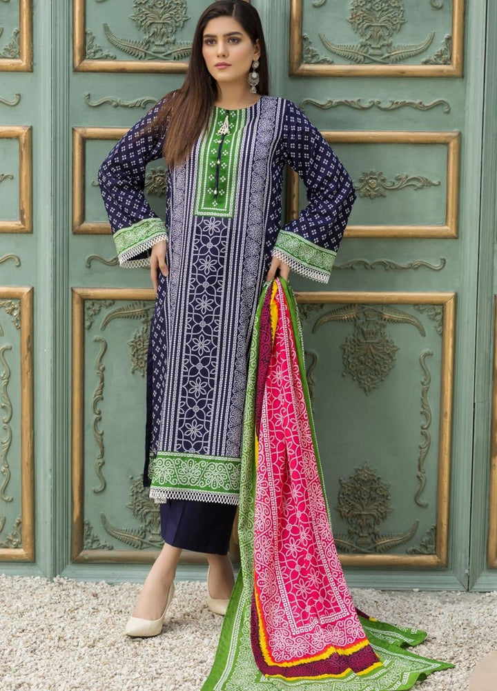 Ittehad Textiles Printed Lawn Suits Unstitched 3 Piece IT21CL LF-CL-21131A - Summer Collection