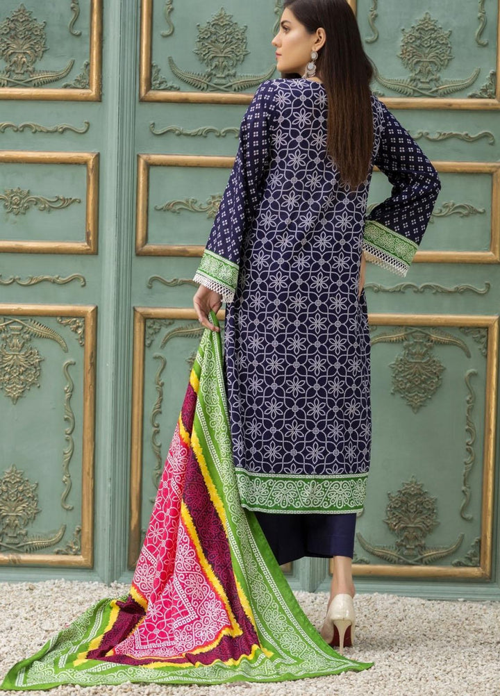 Ittehad Textiles Printed Lawn Suits Unstitched 3 Piece IT21CL LF-CL-21131A - Summer Collection