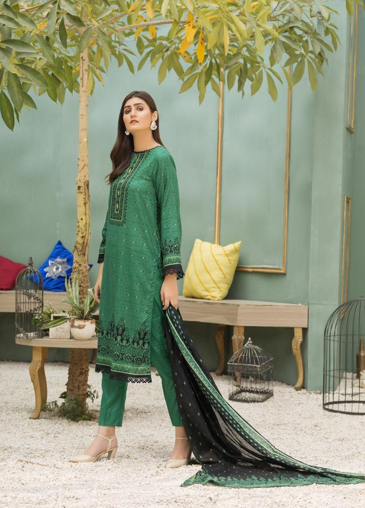 Ittehad Textiles Printed Lawn Suits Unstitched 3 Piece IT21CL LF-CL-21132A - Summer Collection