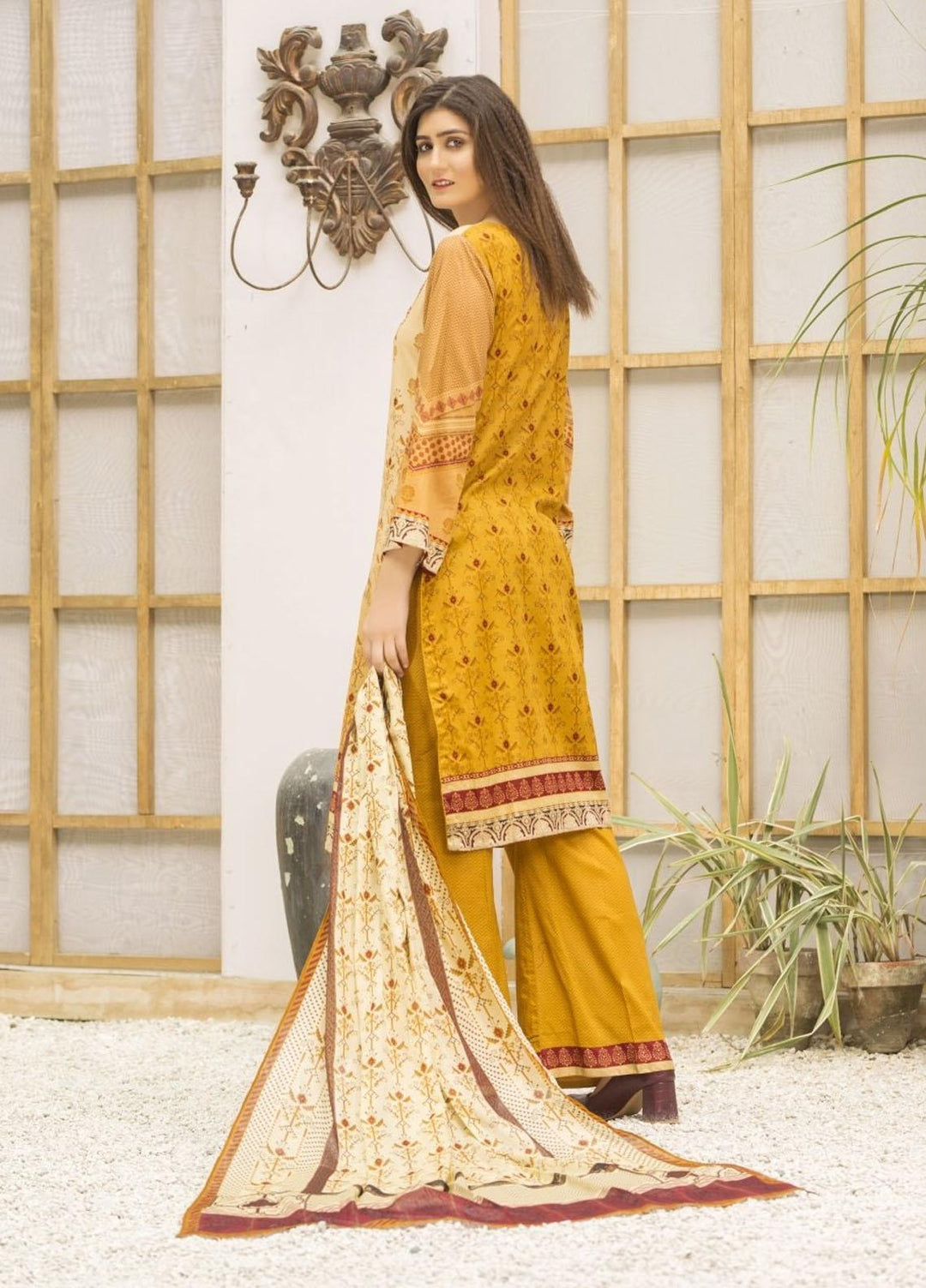 Ittehad Textiles Printed Lawn Suits Unstitched 3 Piece IT21CL LF-CL-21133A - Summer Collection