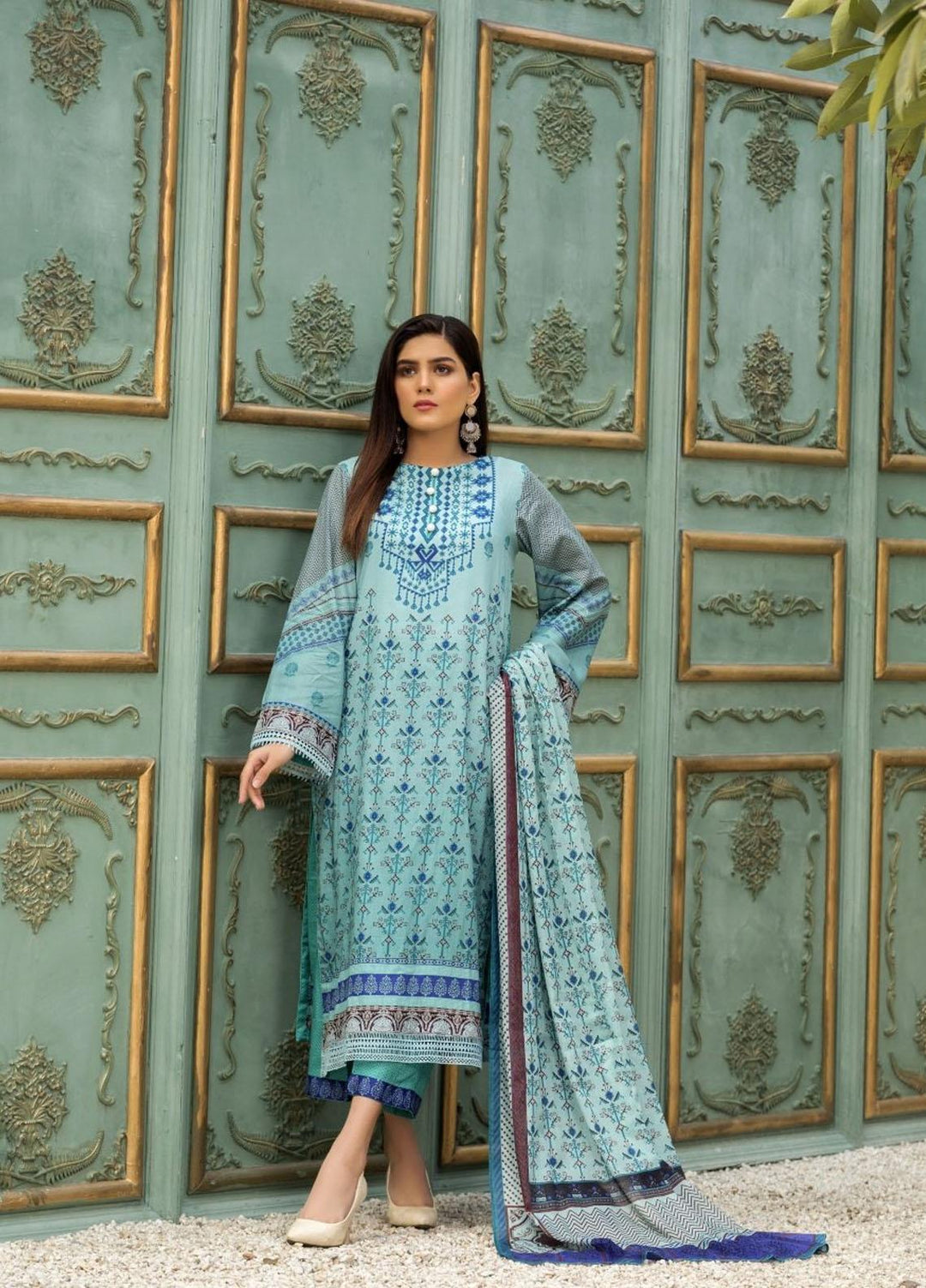 Ittehad Textiles Printed Lawn Suits Unstitched 3 Piece IT21CL LF-CL-21133B - Summer Collection