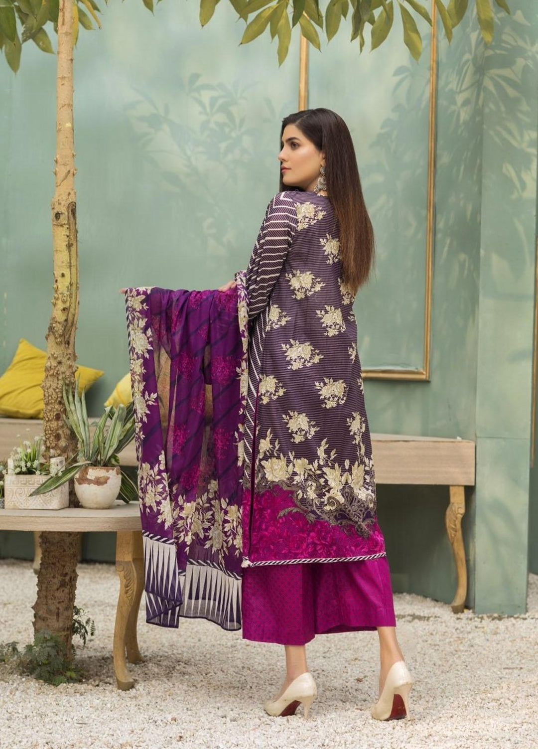 Ittehad Textiles Printed Lawn Suits Unstitched 3 Piece IT21CL LF-CL-21134A - Summer Collection
