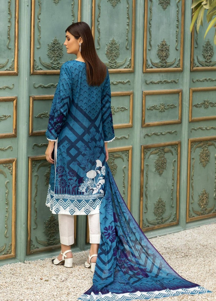 Ittehad Textiles Printed Lawn Suits Unstitched 3 Piece IT21CL LF-CL-21136B - Summer Collection