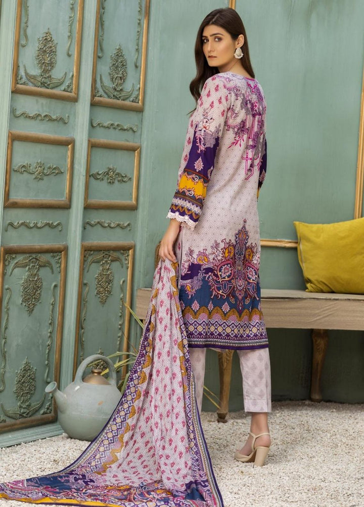 Ittehad Textiles Printed Lawn Suits Unstitched 3 Piece IT21CL LF-CL-21137A - Summer Collection