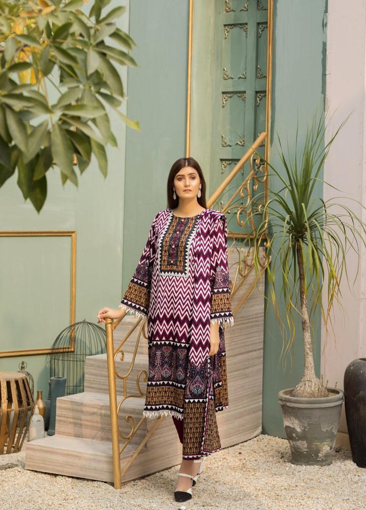 Ittehad Textiles Printed Lawn Suits Unstitched 3 Piece IT21CL LF-CL-21139A - Summer Collection