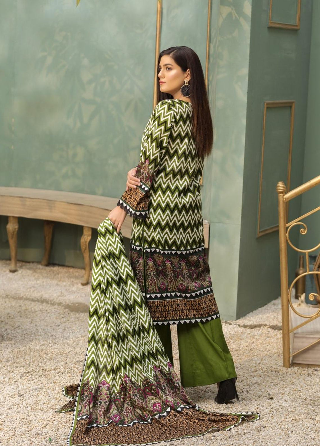 Ittehad Textiles Printed Lawn Suits Unstitched 3 Piece IT21CL LF-CL-21139B - Summer Collection