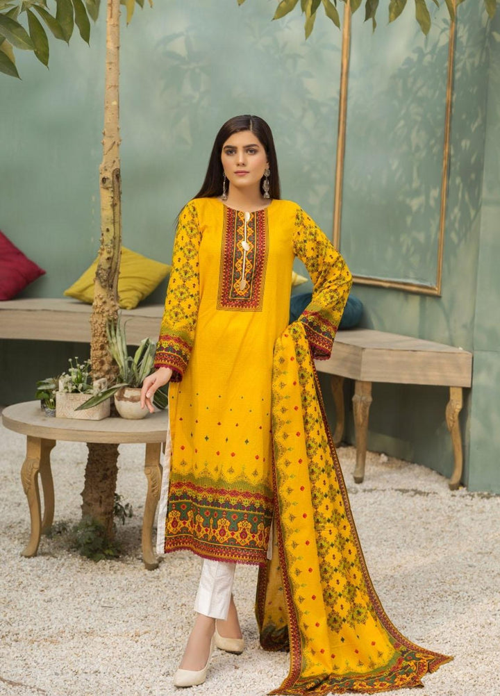 Ittehad Textiles Printed Lawn Suits Unstitched 3 Piece IT21CL LF-CL-21140A - Summer Collection