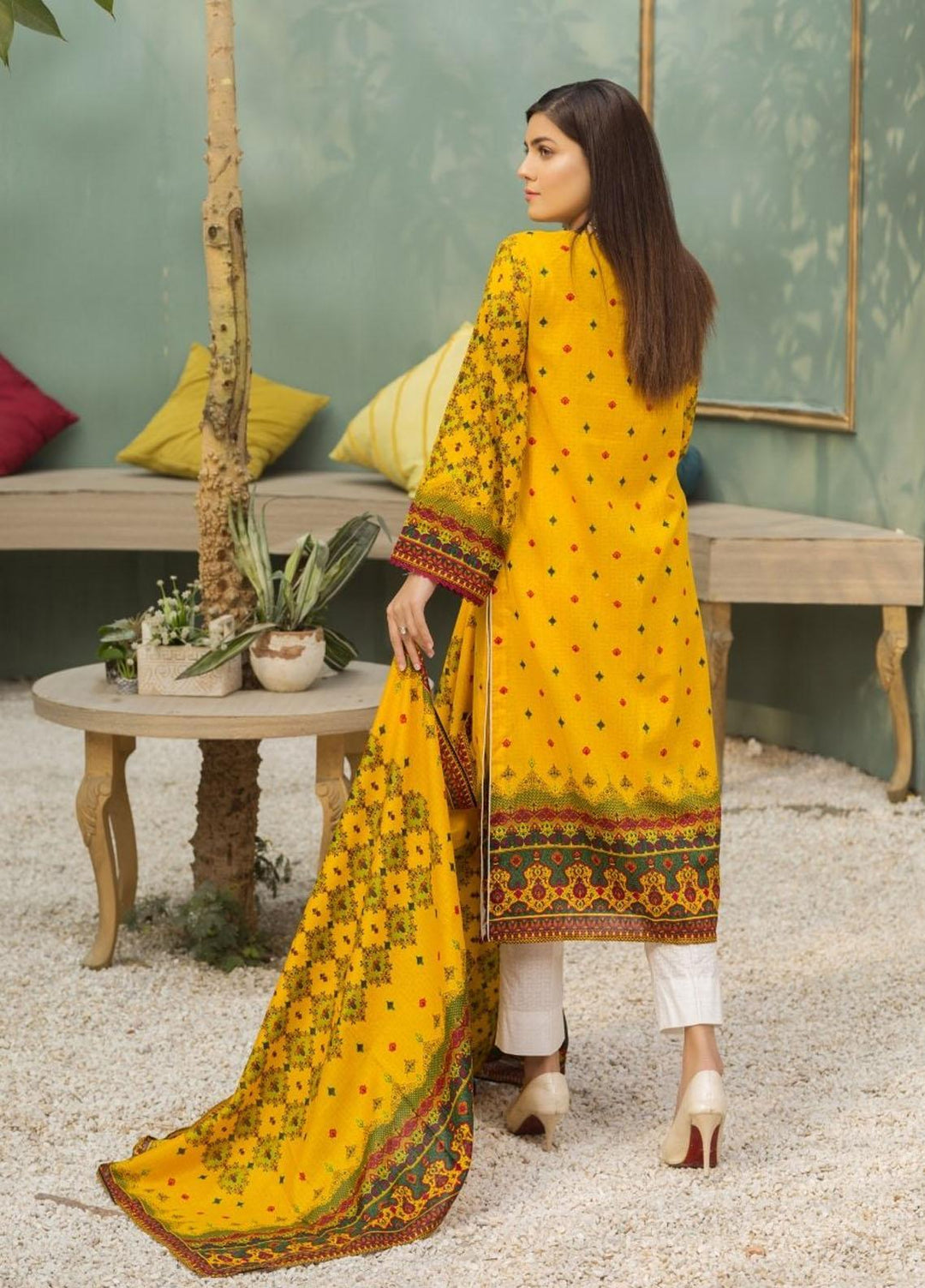 Ittehad Textiles Printed Lawn Suits Unstitched 3 Piece IT21CL LF-CL-21140A - Summer Collection