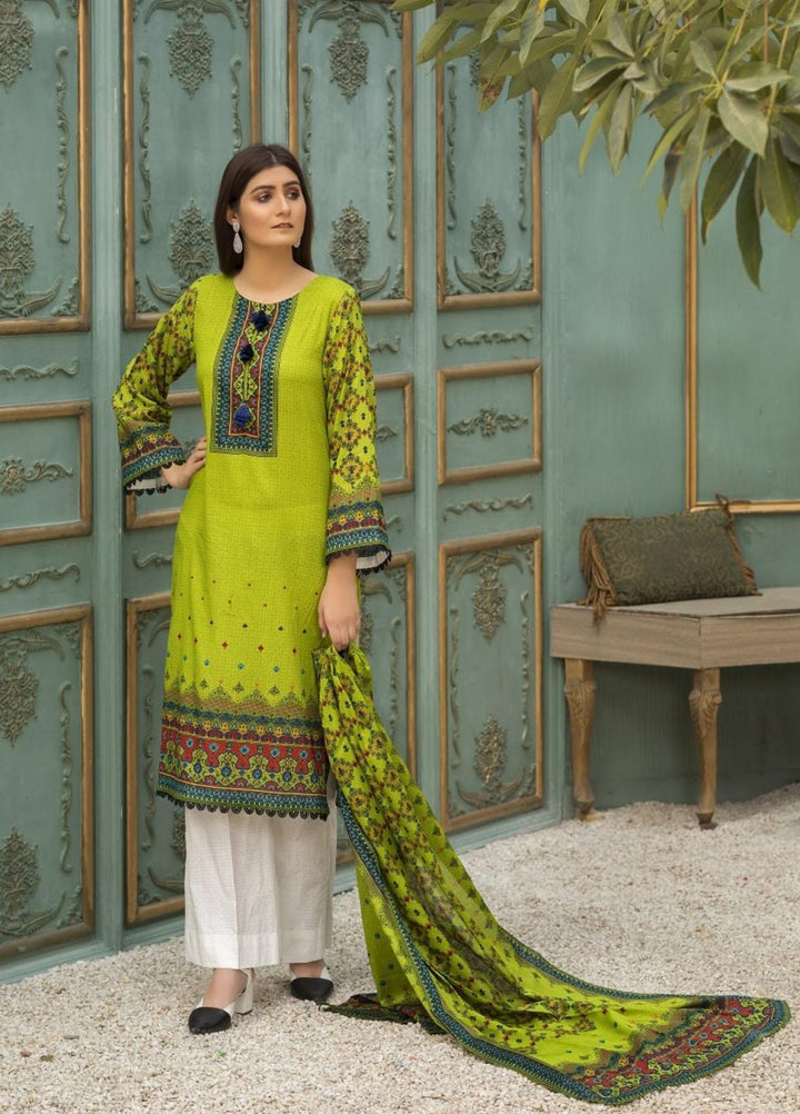 Ittehad Textiles Printed Lawn Suits Unstitched 3 Piece IT21CL LF-CL-21140B - Summer Collection