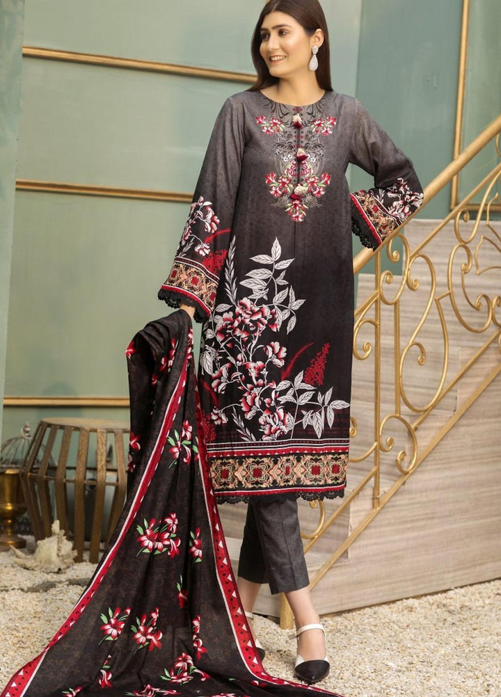 Ittehad Textiles Printed Lawn Suits Unstitched 3 Piece IT21CL LF-CL-21141B - Summer Collection