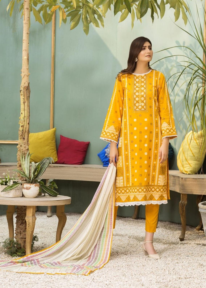 Ittehad Textiles Printed Lawn Suits Unstitched 3 Piece IT21CL LF-CL-21142A - Summer Collection
