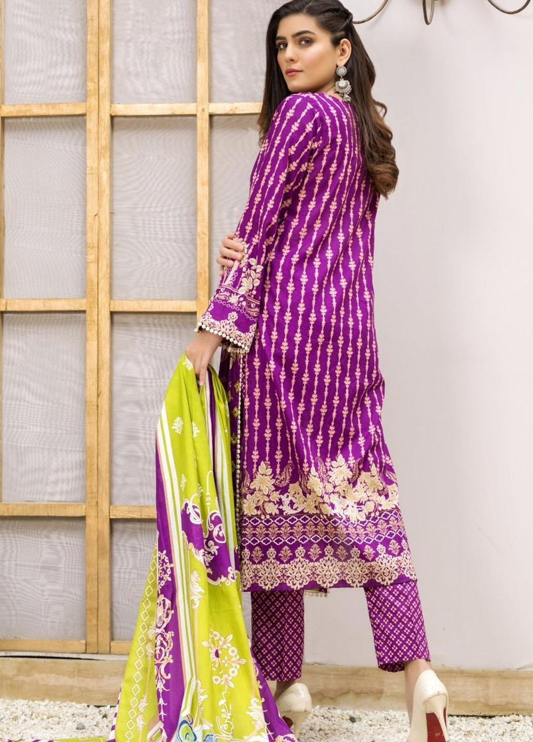 Ittehad Textiles Printed Lawn Suits Unstitched 3 Piece IT21CL LF-CL-21145A - Summer Collection
