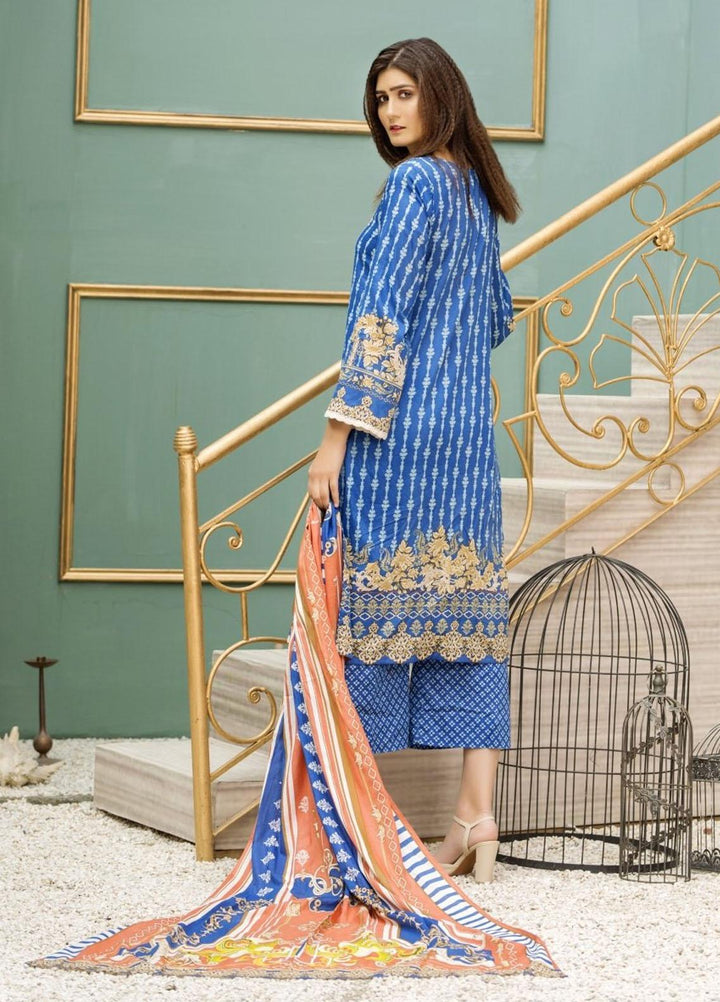 Ittehad Textiles Printed Lawn Suits Unstitched 3 Piece IT21CL LF-CL-21145B - Summer Collection