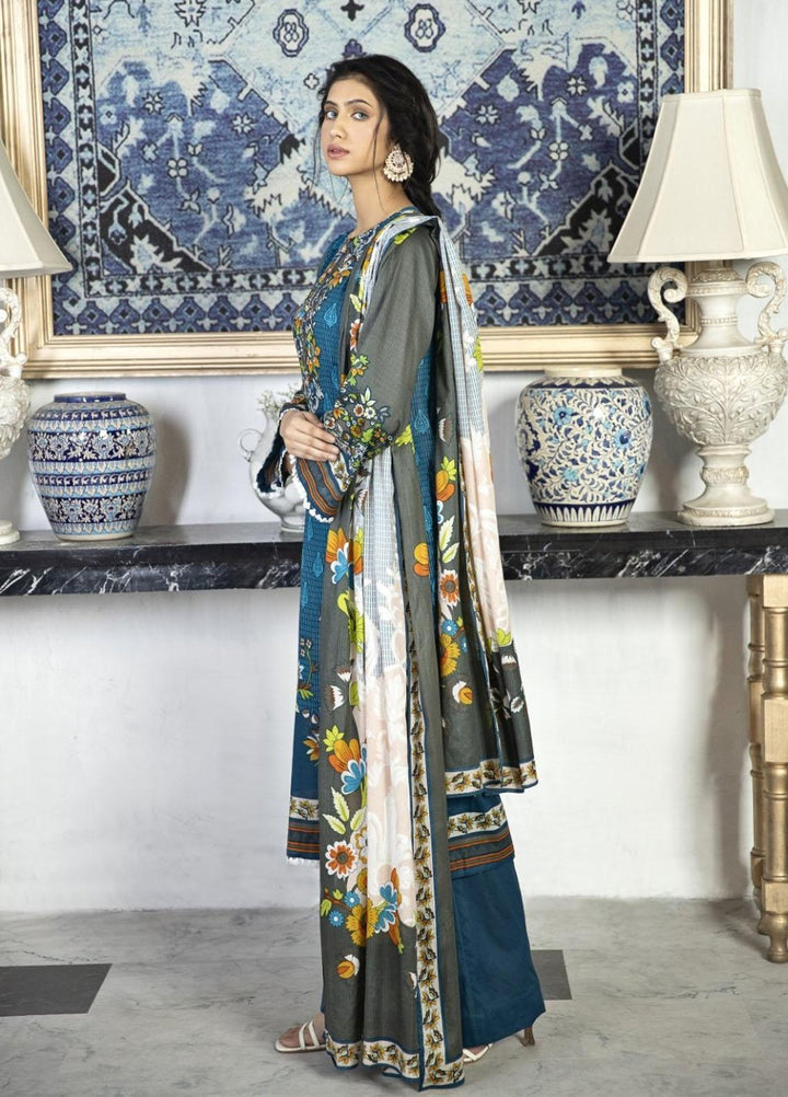Crystal By Ittehad Textiles Printed Lawn Suits Unstitched 3 Piece ITD21C 21143B - Summer Collection