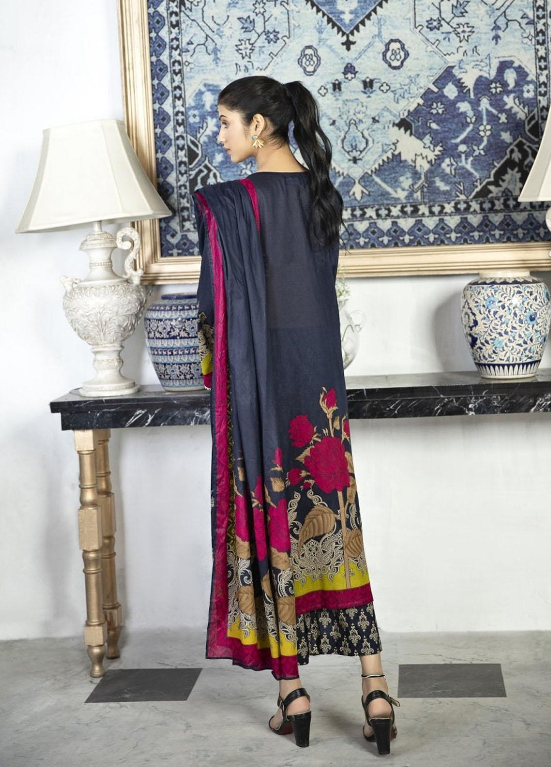 Crystal By Ittehad Textiles Printed Lawn Suits Unstitched 3 Piece ITD21C 21146A - Summer Collection