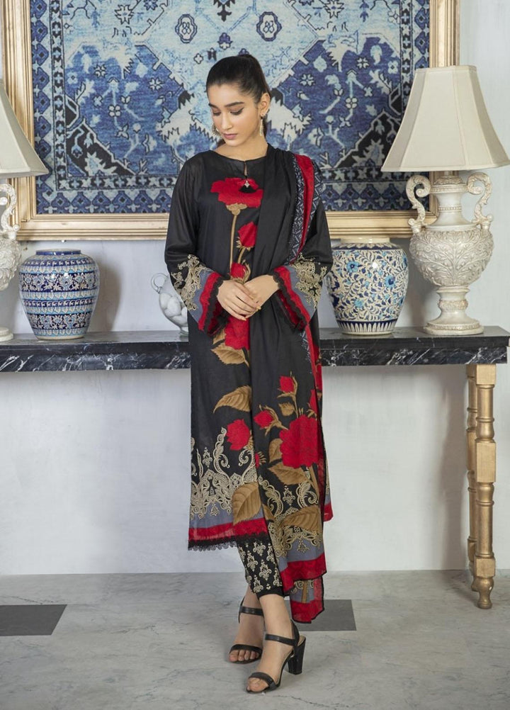 Crystal By Ittehad Textiles Printed Lawn Suits Unstitched 3 Piece ITD21C 21146B - Summer Collection